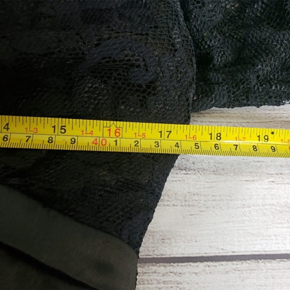 NWT Kiyonna Black Lace‎ Formal Dress Women's 0x (10/12) - Picture 13 of 16